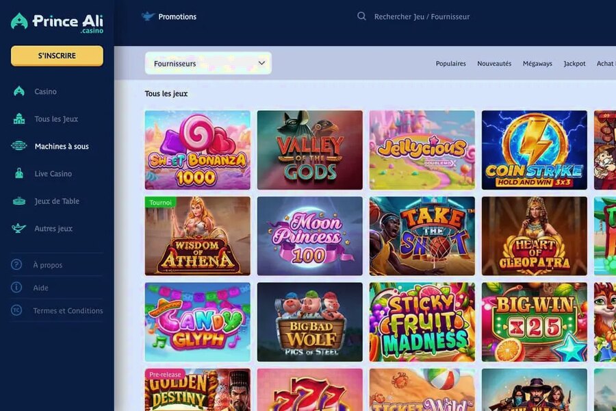 Prince Ali Casino : Maximisez vos Bonus